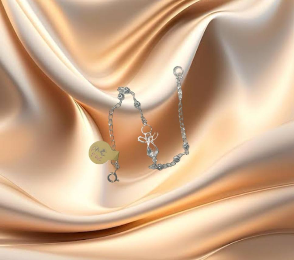 PULSERA DE ANGEL DE CRISTAL